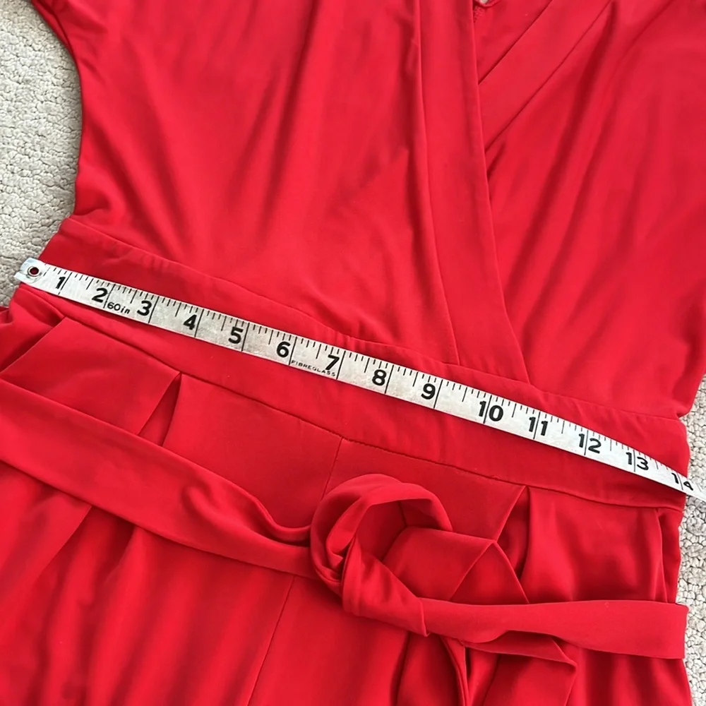 NY & Co stretch Red/orange  Women's Jumpsuit - Picture 11 of 14